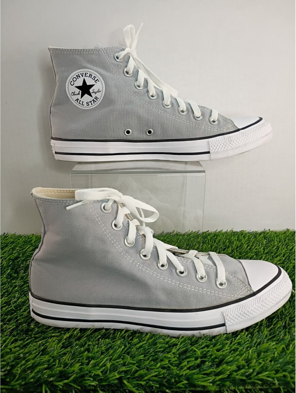 Converse CHUCK TAYLOR ALL STAR High Top Shoe Grey Men 8 / Women 10 Model 166705F